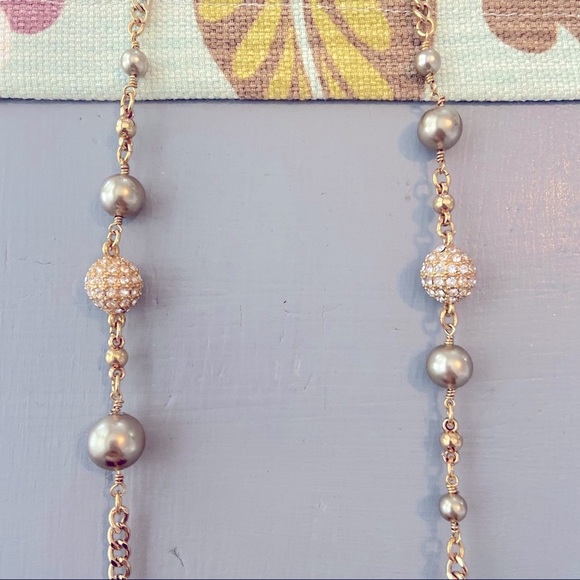 J. Crew Gold Tone  Long Necklace - Picture 2 of 7